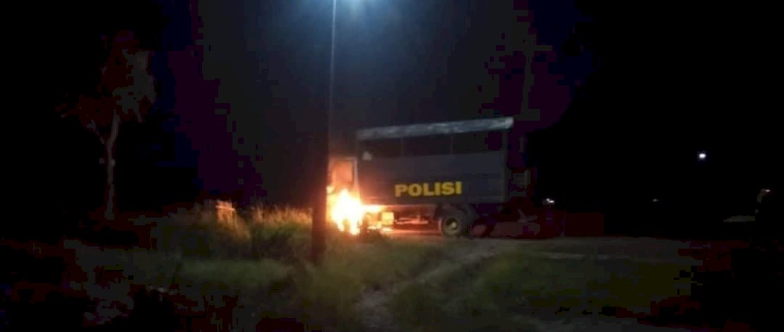 Mobil Dinas Polisi Terbakar, Kapolres Jeneponto Sebut Mendalami Pengemudi