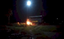 Mobil Dinas Polisi Terbakar, Kapolres Jeneponto Sebut Mendalami Pengemudi