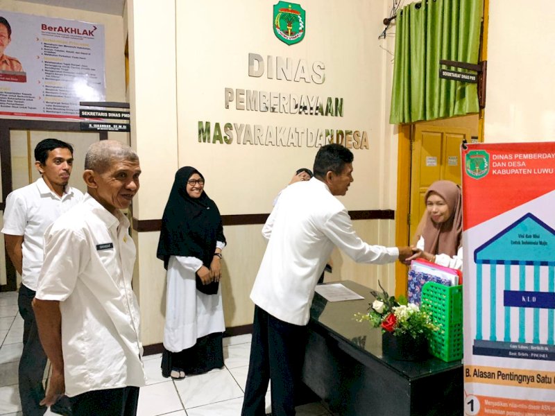 Gelar Sidak, Sekda Luwu Utara Apresiasi Kehadiran ASN
