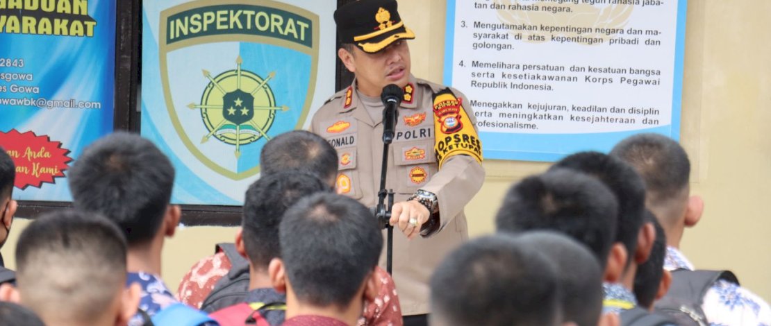 Kumpulkan Casis Polri Tahun 2023, Ini Arahan Kapolres Gowa