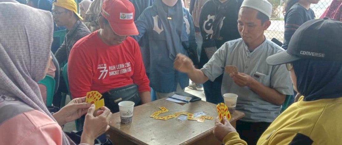 Lomba domino digelar Pemerintah Daerah Kabupaten Luwu Utara dalam rangka menyemarakkan Hari Ulang Tahun (HUT) XXIV Kabupaten Luwu Utara.