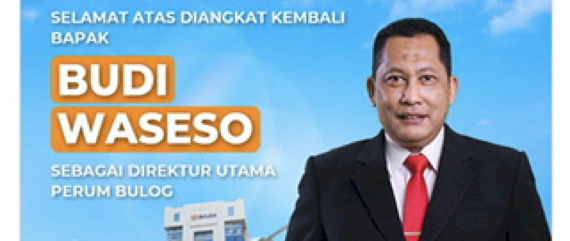 Buwas Kembali Ditunjuk Jadi Dirut Bulog 