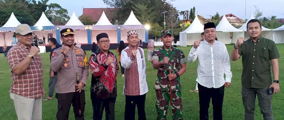 Forum Koordinasi Pimpinan Daerah (Forkopimda) Kepulauan Selayar, meninjau langsung Lapangan Pemuda Benteng, sebagai pusat kegiatan Pelaksanaan STQH Provinsi Sulsel XXXIII, Minggu, 1 Mei 2023.