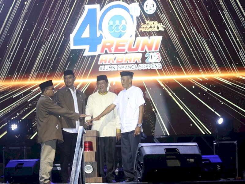 Reuni Akbar IKA SMANCA Soppeng Dihadiri 2.500 Alumni, Datangkan Ustadz Kondang Nur Maulana  