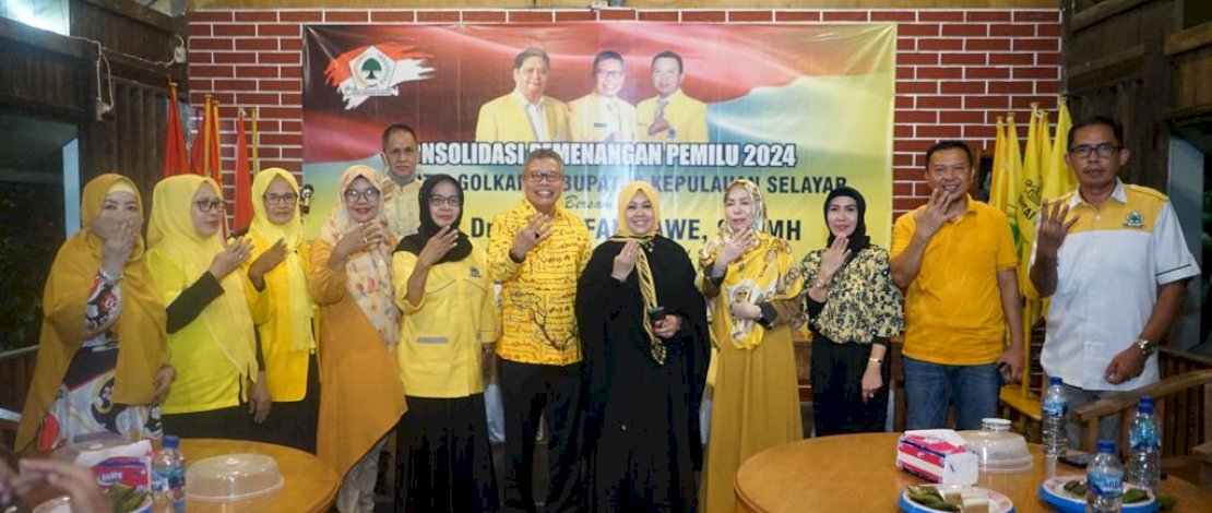 Konsolidasi Pemenangan di Selayar, Taufan Pawe Minta Kader Militan Menangkan Airlangga Presiden