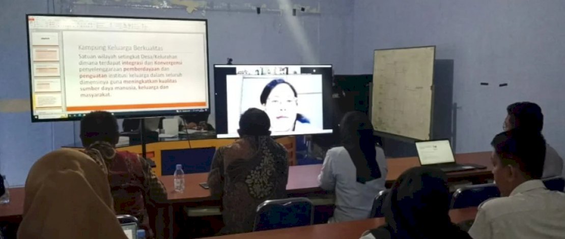 Tahap wawancara oleh Tim Penilai Pusat secara daring, di Aula Puskomkref Kantor Dinas Kominfo Kota Parepare, Kamis, 4 Mei 2023.
