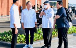 Jokowi Sampaikan Pemerintah Pusat Ambil Alih Perbaikan 15 Ruas Jalan di Provinsi Lampung