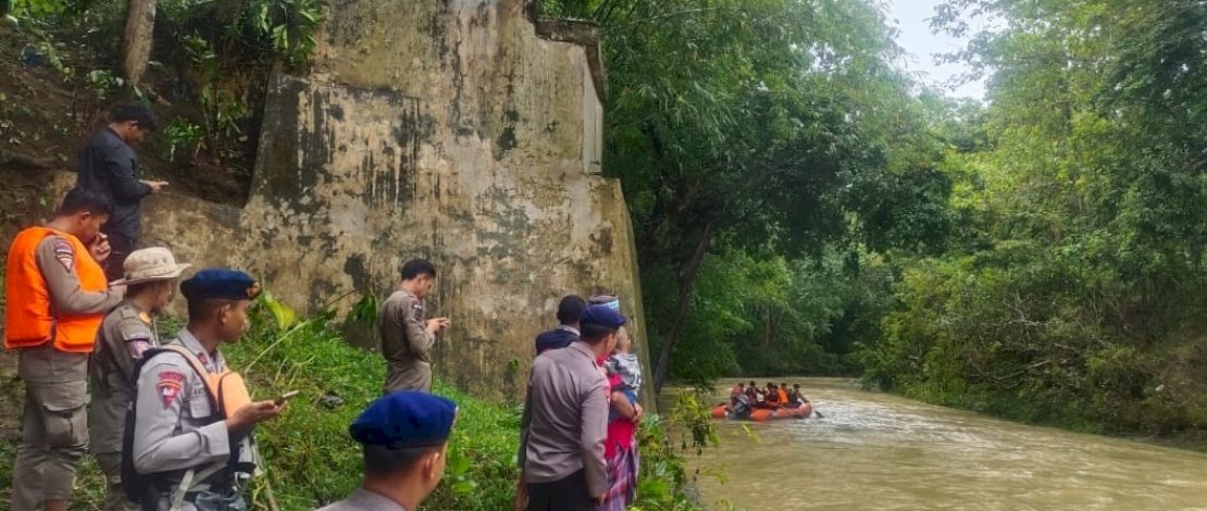 Belum Ditemukan, Tim Sar Terus Mencari Korban Hanyut di Sungai Bone