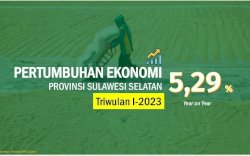 Ekonomi Sulsel Tumbuh 5,29 Persen di Triwulan 1 Tahun 2023