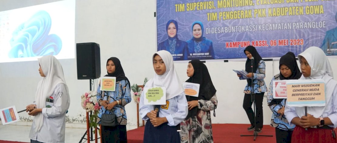 Cegah Perkawinan Usia Anak, PKK di Gowa Tampilkan Drama Pernikahan Dini 