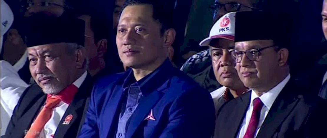 AHY Hadiri Pengukuhan Relawan Anies Baswedan AHY Hadiri Pengukuhan Relawan Anies Baswedan