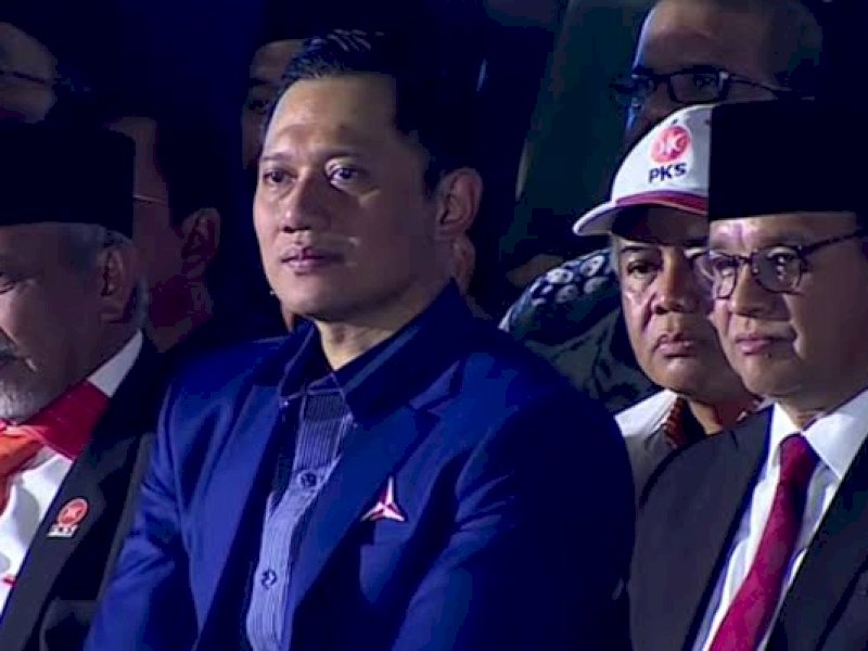 AHY Hadiri Pengukuhan Relawan Anies Baswedan