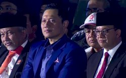 AHY Hadiri Pengukuhan Relawan Anies Baswedan