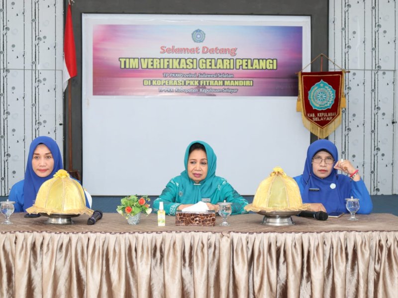 TP PKK Sulsel Gelar Verifikasi Gelari Pelangi Kepulauan Selayar
