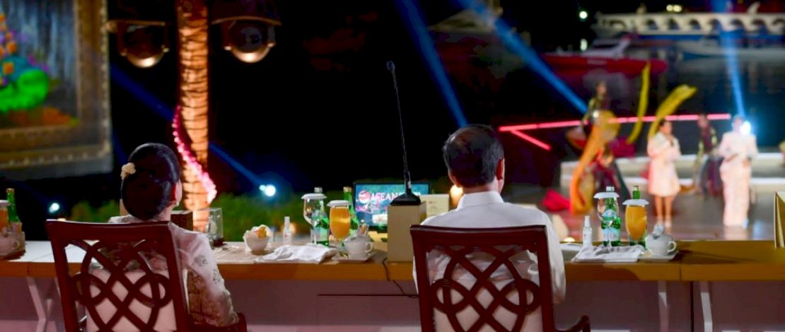 Presiden Jokowi Santap Malam Bersama Pimpinan Asean di KKT ke-42 Labuan Bajo