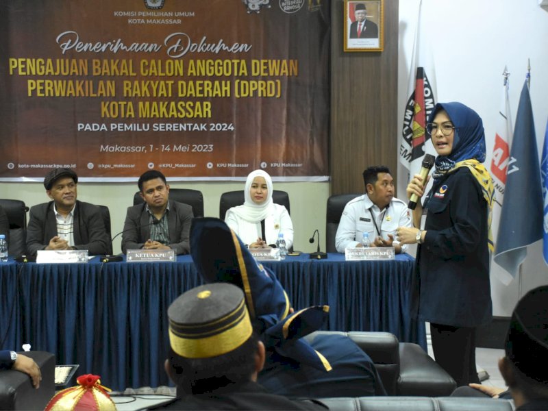 Tanpa Dua Petahana, NasDem Daftarkan Bacaleg ke KPU Makassar