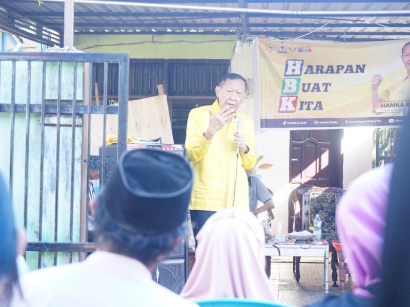 Resmikan BSPS di Kelurahan Daya, Warga Nyatakan Siap Dukung Kembali Hamka B Kady ke Senayan