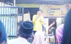 Resmikan BSPS di Kelurahan Daya, Warga Nyatakan Siap Dukung Kembali Hamka B Kady ke Senayan