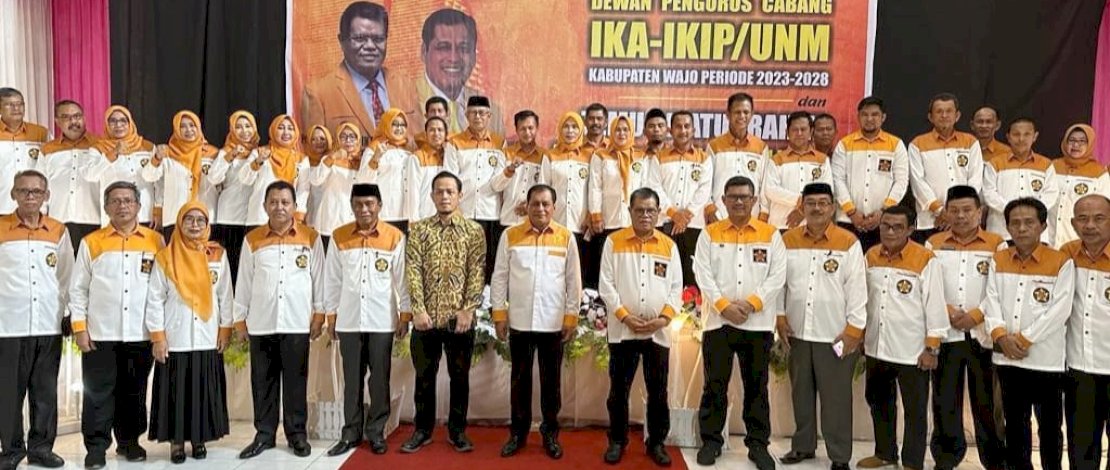 Pelantikan DPC IKA-IKIP/UNM Kabupaten Wajo Periode 2023