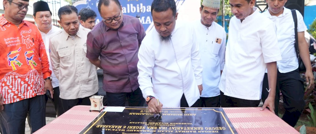 Gubernur Sulsel Resmikan Sekretariat IKA SMAN 6 Makassar