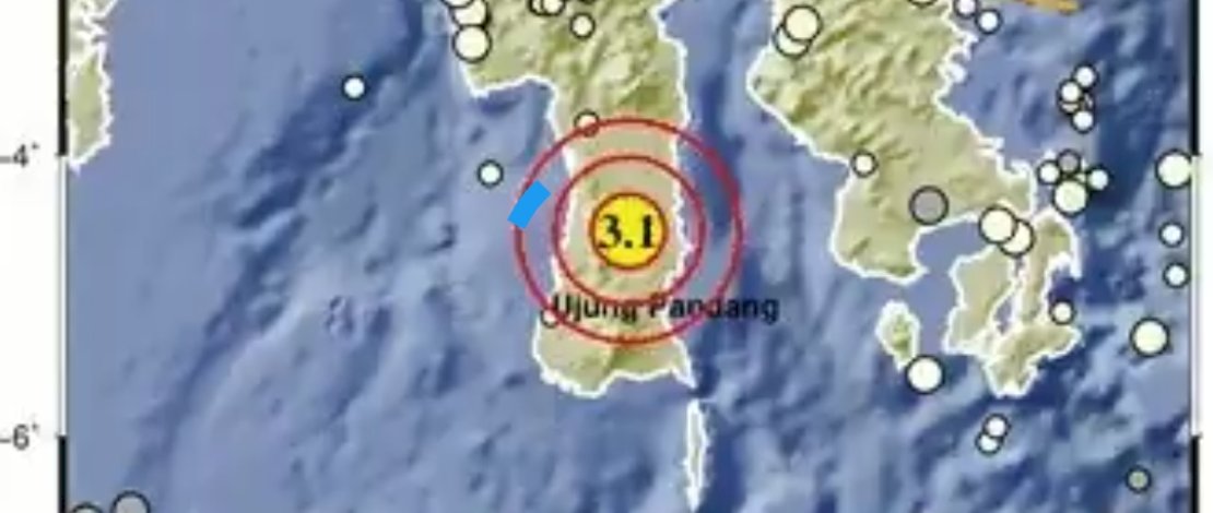 Bone Diguncang Gempa, Berpusat di Laut 