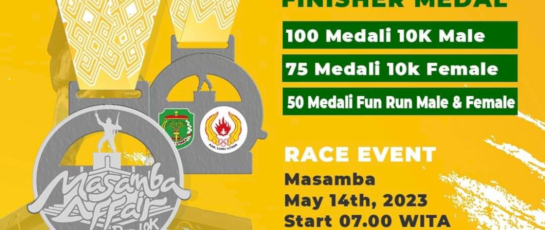 Hari Ini Masamba Run 10K dan Fun Run Dihelat, Ini Perbedaan Run 10K dan Fun Run