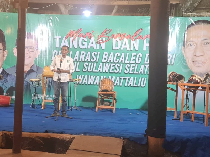 Wawan Mattaliu Siap Berjuang Bersama PKB Menuju Senayan