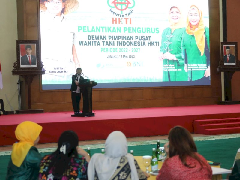 Mentan SYL Ajak Wanita Tani HKTI Membumikan Penanaman Pekarangan Rumah