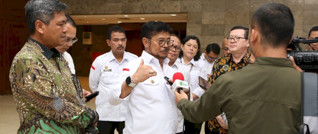 Mentan SYL selaku Menperin Ad Interim melakukan kunjungan ke Kementerian Perindustrian.