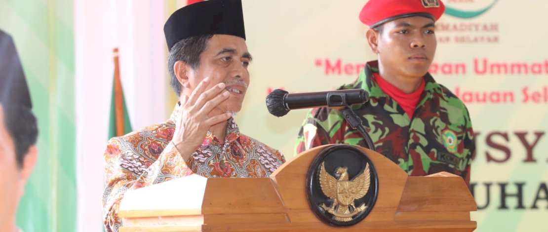Wakil Bupati Kepulauan Selayar, Saiful Arif, menghadiri Musyawarah Daerah (Musda) XIX Muhammadiyah dan Aisyiyah Kabupaten Kepulauan Selayar, yang digelar di Pendopo Dekranasda Kepulauan Selayar, Sabtu, 20 Mei 2023.