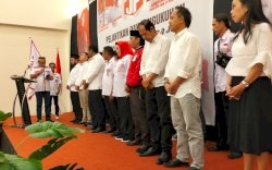 Ketum Utje Gustaaf Patty Lantik Pengurus Bara JP Sulsel Periode 2021-2026