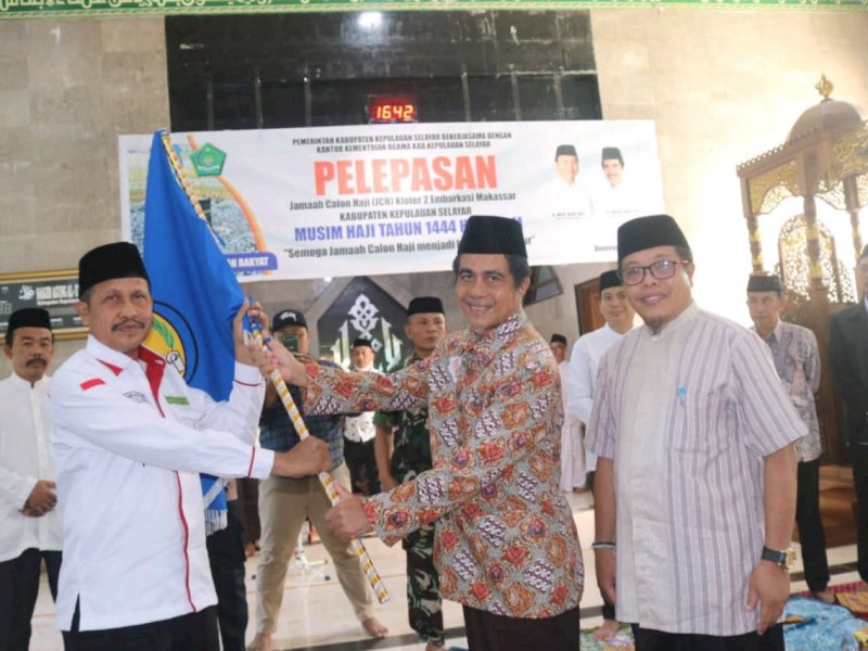 Dilepas Wabup Saiful Arif, JCH Kepulauan Selayar Tergabung di Kloter Dua