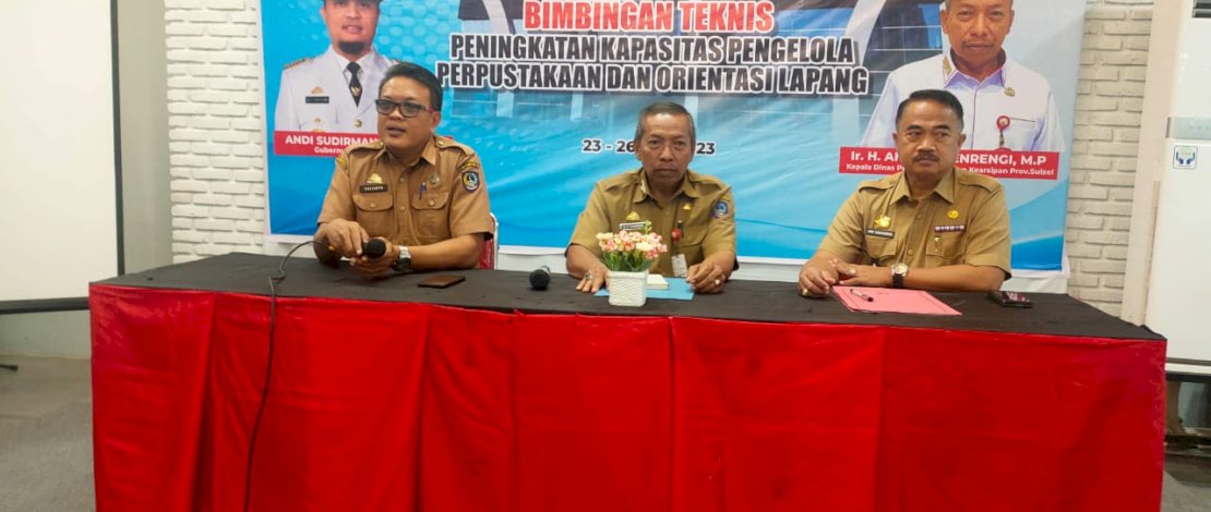 Bimtek Peningkatan Kapasitas Pengelola Perpustakaan dan Orientasi Lapang