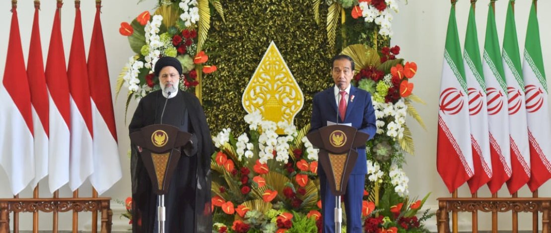 Bersama Presiden Islam Iran, Jokowi Bahas Geopolitik Dunia dan Kerjasama