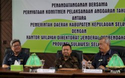 Bupati Basli Ali dan Kanwil DJP Sulsel  Satukan Tekad dan Komitmen Terkait Pengelolaan Keuangan TA 2023