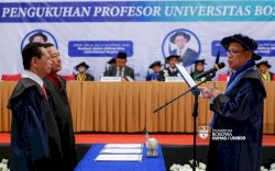 Unibos Resmi Kukuhkan Dua Guru Besar