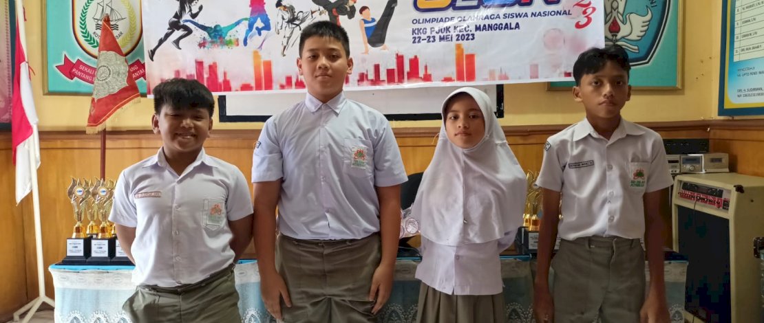 Ahmad Firzan Ardhi (Juara 2 Renang Putra) Andi Erlangga Amin (Juara 3 Renang Putra), Adeeva Kikandrya Wawan (Juara 2 Renang Putri) dan Raffasyah Parves Putra Agung (Juara 3 Atletik).