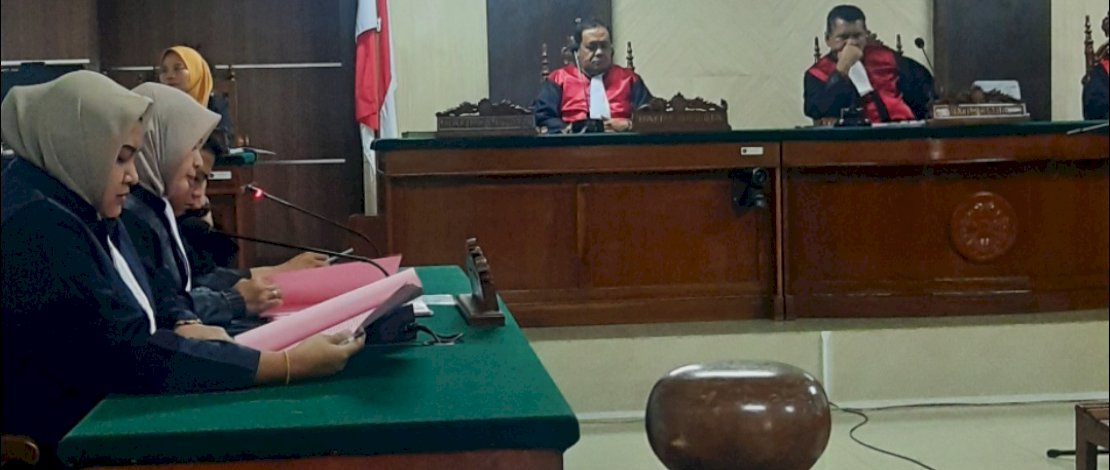 Sidang dugaan korupsi PDAM Kota Makassar dengan terdakwa Haris Yasin Limpo, kembali digelar di Pengadilan Negeri Makassar, Kamis, 25 Mei 2023.