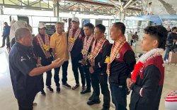 Enam Atlet Takraw Asal Sulsel Peraih Medali di SEA Games Tiba di Makassar