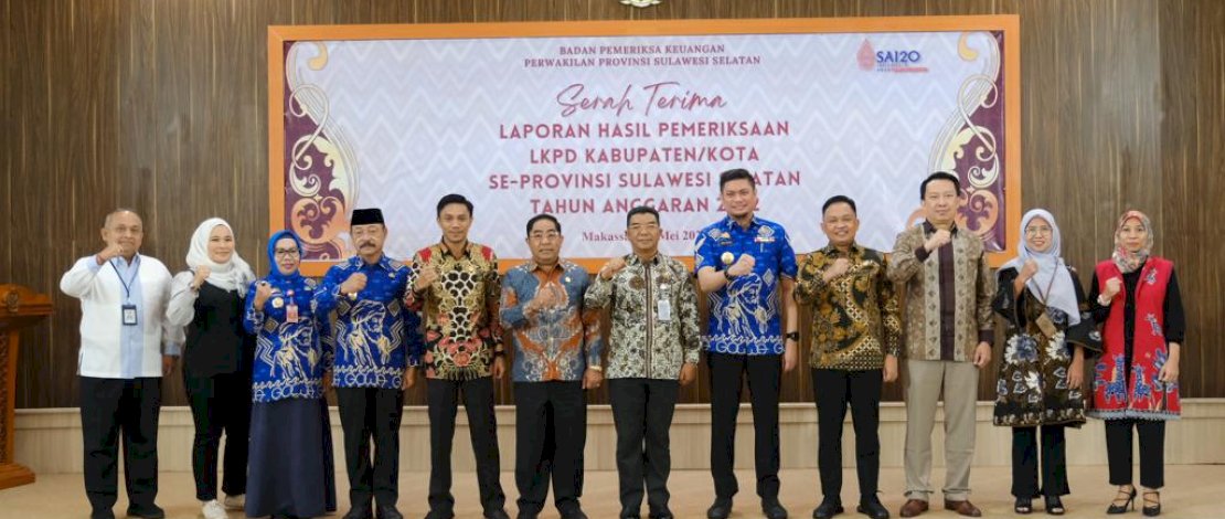Pemkab Gowa Kembali Raih WTP ke-11 Kalinya dari BPK RI Sulsel Pemkab Gowa Kembali Raih WTP ke-11 Kalinya dari BPK RI Sulsel