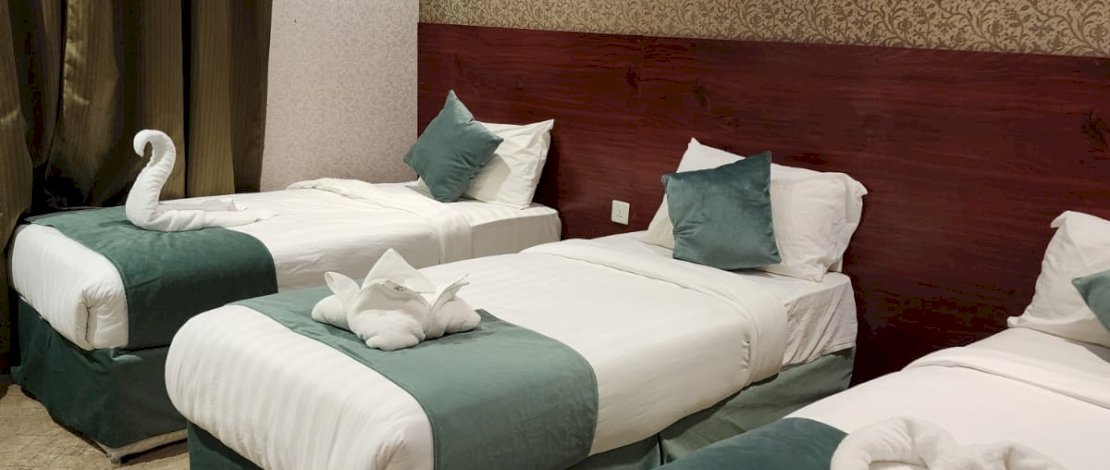 Fasilitas kamar hotel untuk jemaah haji Indonesia.