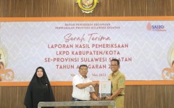 Kali Kedua, Pemkab Takalar Kembali Raih Opini WTP TA 2022