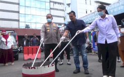 Polrestabes Makassar Musnahkan 2,8 Kilogram Ganja