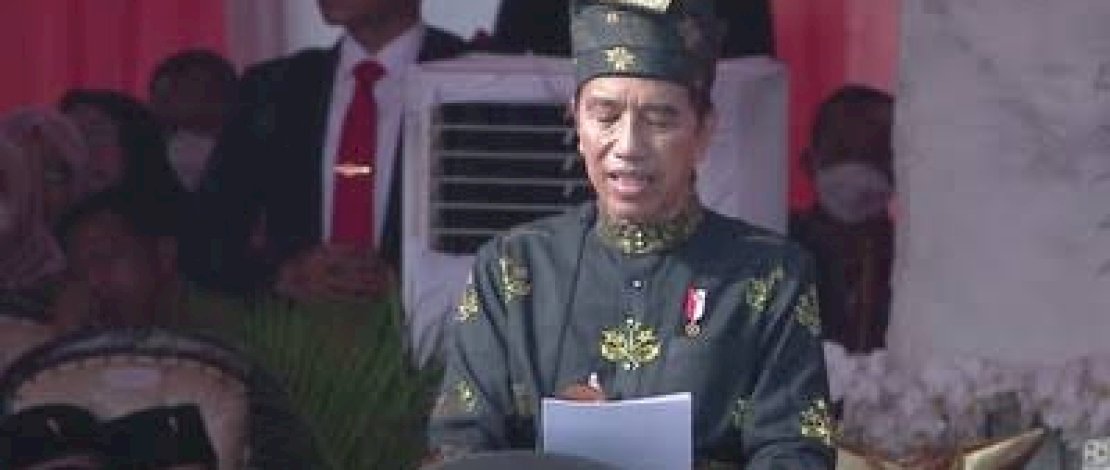 Jokowi saat memimpin upaca hari lahir pancasila, kamis (1/6/23). Jokowi saat memimpin upaca hari lahir pancasila, kamis (1/6/23).