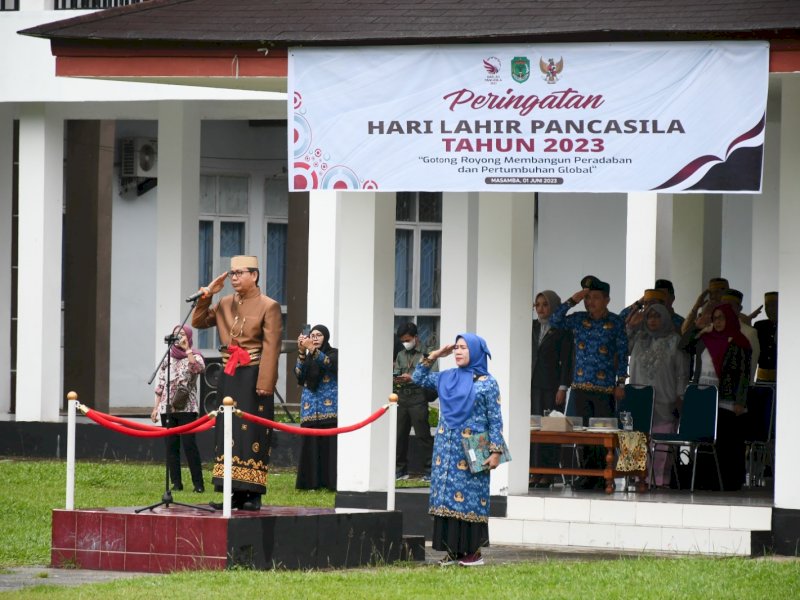 Wabup Suaib Mansur Pimpin Peringatan Hari Lahir Pancasila