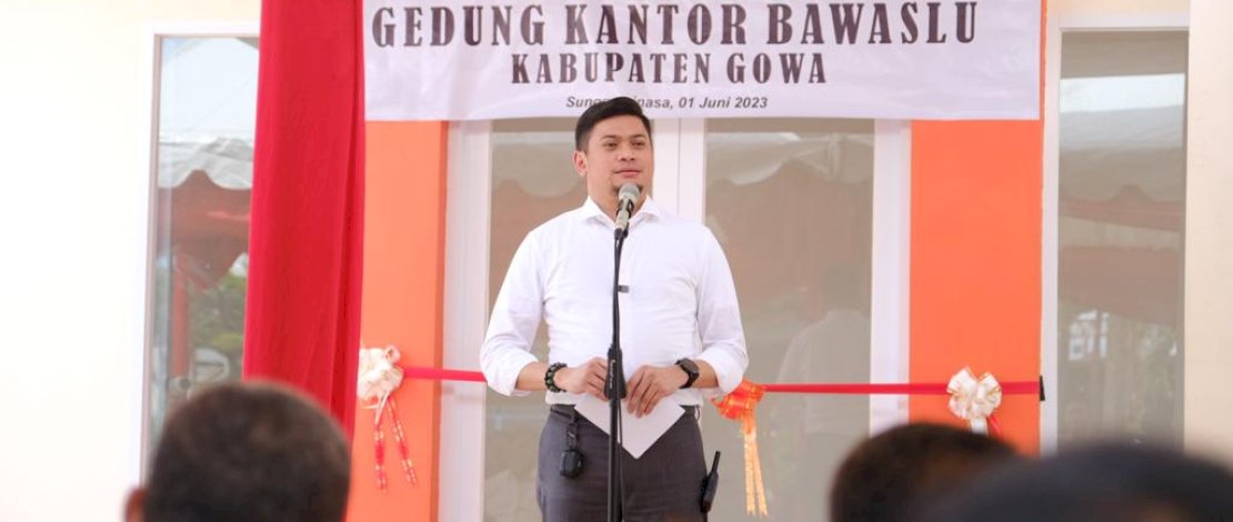 Bupati Gowa Resmikan Kantor Baru Bawaslu