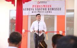 Bupati Gowa Resmikan Kantor Baru Bawaslu