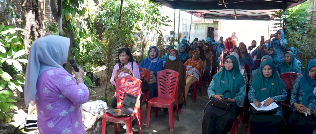 Pokja IV TP PKK Kota Makassar menggelar Sosialisasi Keluarga Gagah Bencana.