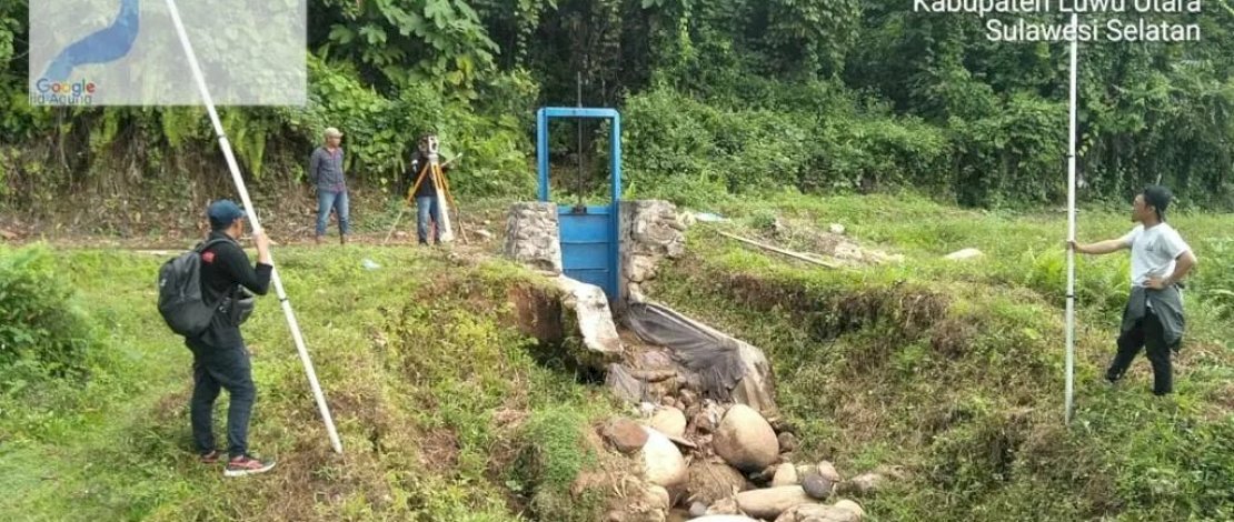 Pemprov Sulsel Tangani Rehab DI Kuri-Kuri Kasimbi di Lutra