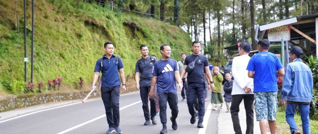 Sambil Jalan Pagi, Gubernur Sulsel Kunjungi Pasar Sentral Malino